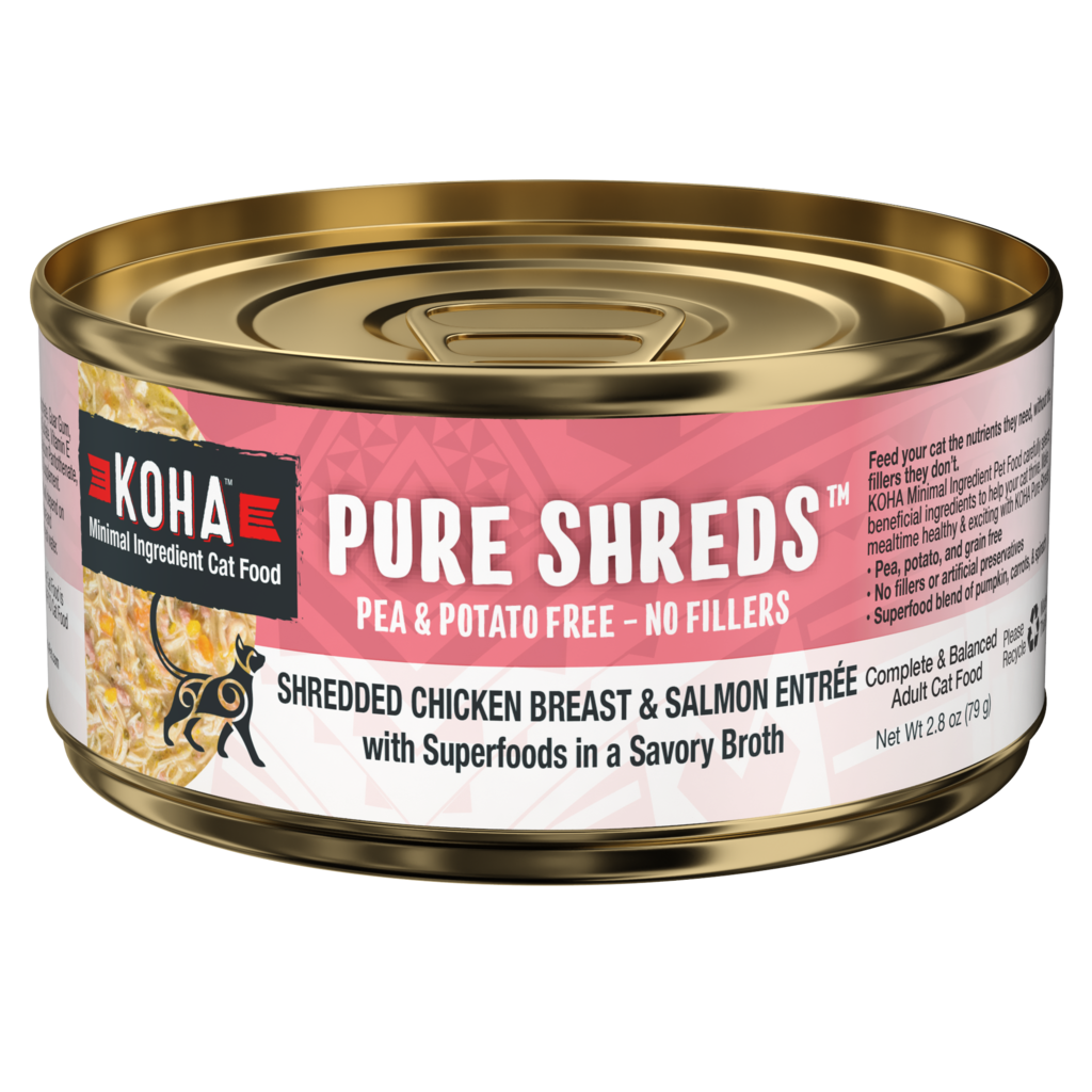 Koha Pure Shreds Cat Food - Shredded Chicken Breast & Salmon Entrée - 5.5oz