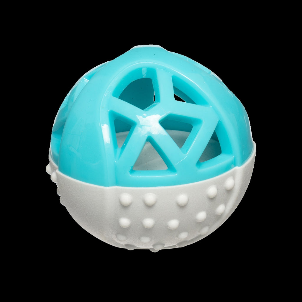 69560650 3.5 in. Totally Dog Catch N Squeak Ball, Gra...