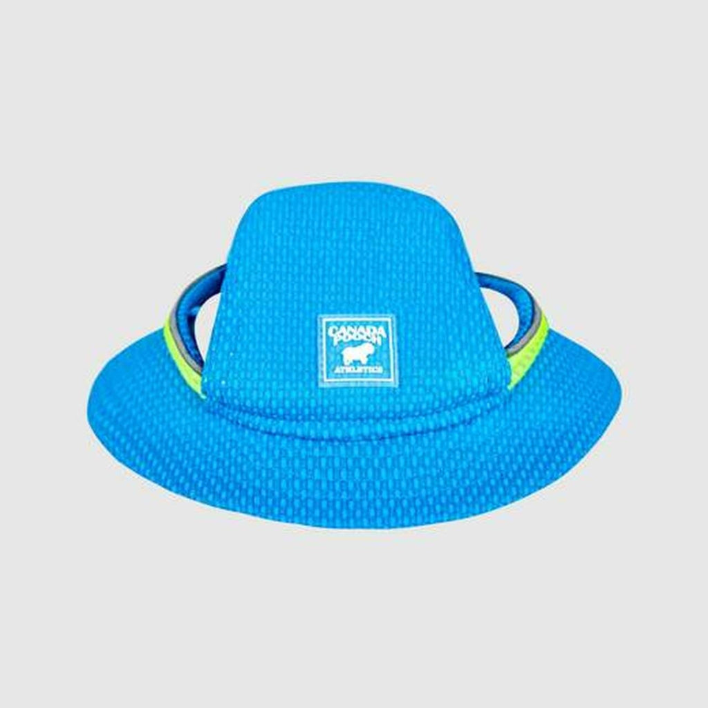 72410392 Cooling Bucket Dog Hat, Blue - Medium
