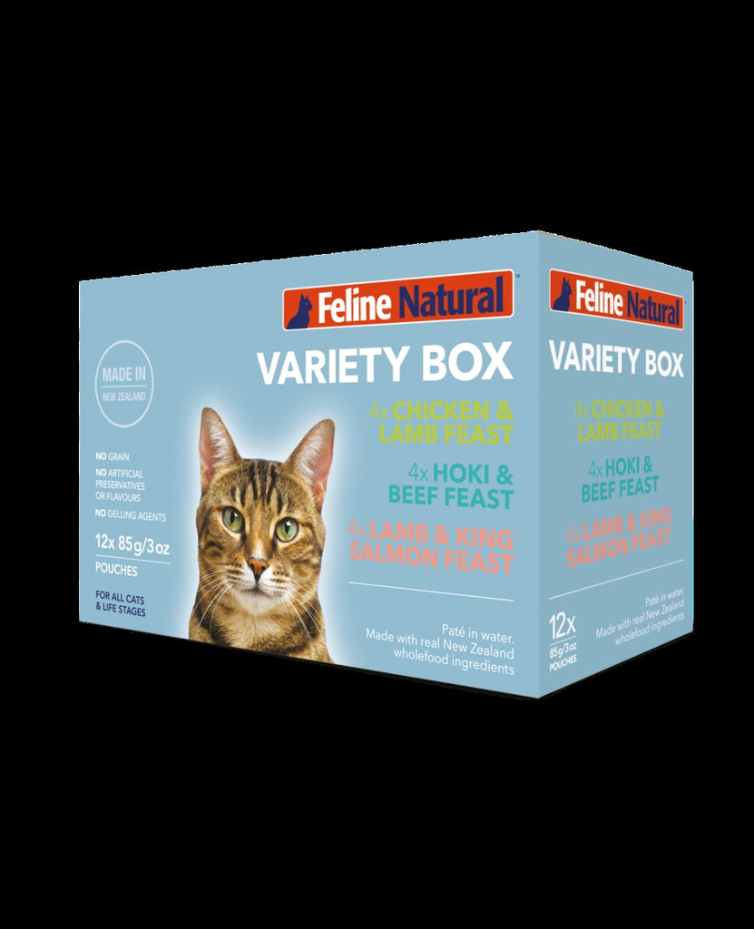 Feline Natural Variety Pack Grain-Free Pouch Cat Food (B0...