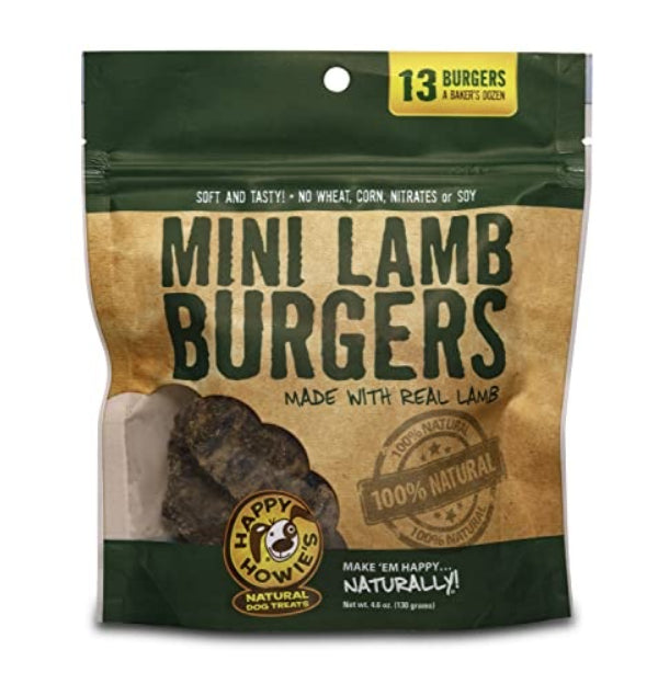 50912020 2 in. 4 oz Lamb Burgers Dog Treats
