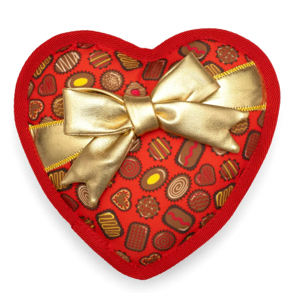 96270439 Box of Chocolates Tough Dog Toy - Red