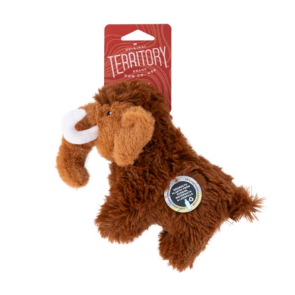 Territory Dog Toy Plush Woolly Mammoth 8-9 inch Squeaker