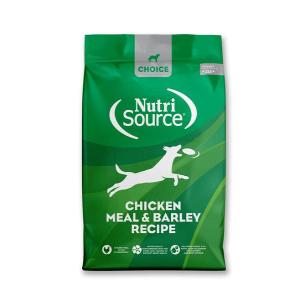 NutriSource Choice Chicken & Barley Dog Food 5 lb