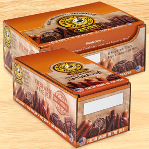 Happy Howie's Natural Dog Treat Bags - Bulk Pack of 100
