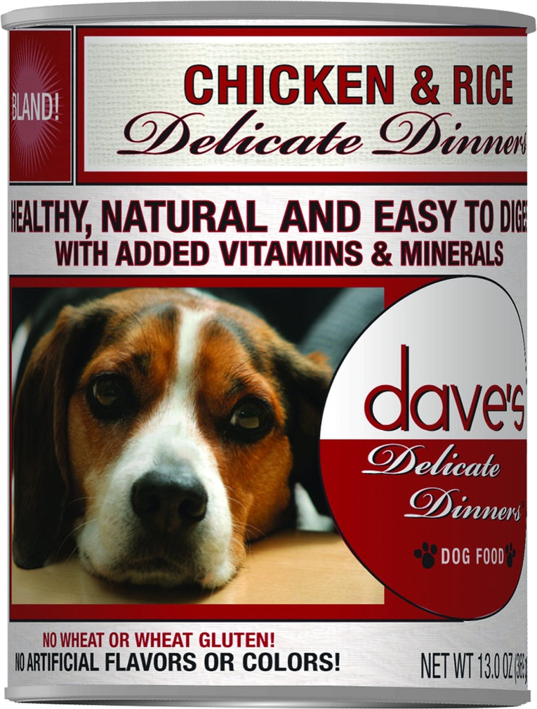 Dave's Naturally Healthy Chicken & Rice Canned Dog Food, 13.2 oz