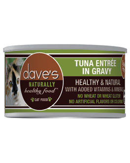 Dave's Pet Food Tuna Entrée Food (24 Cans Per Case), 5.5 oz.