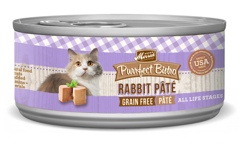 Merrick Purrfect Bistro Grain Free Rabbit Pate Cat Food 5.5 Oz