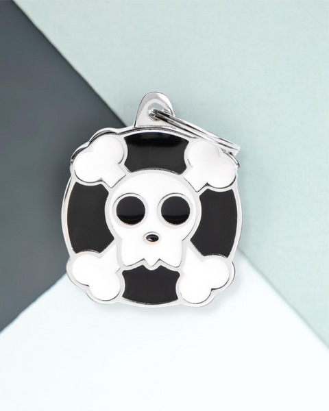 MyFamily Charms Skull Large Pet ID Tag