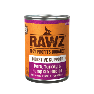 Rawz Digestive Support Pork, Turkey & Pumpkin Wet Dog Food - 12.5 oz Can