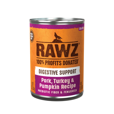 RAWZ Digestive Support Cat Food, Chicken, Pork & Pumpkin Pate, 5.5 oz Can