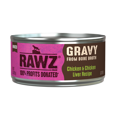 Rawz Immune Support Chicken & Chicken Liver Cat Food, 5.5 oz Can