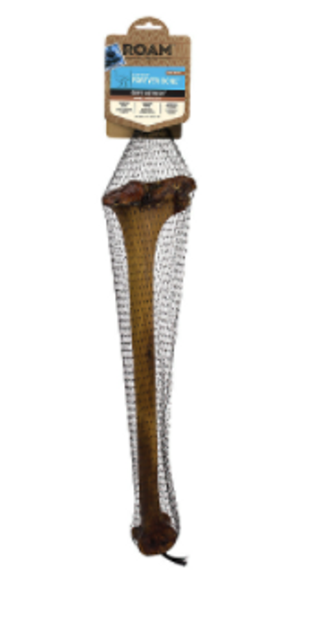 Roam Boss-Trich Ostrich Bone Dog Chew - Long Lasting, Single Ingredient