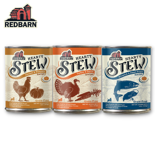 Redbarn Chicken & Pumpkin Hearty Stew - Grain-Free Wet Dog Food, 12 oz Can