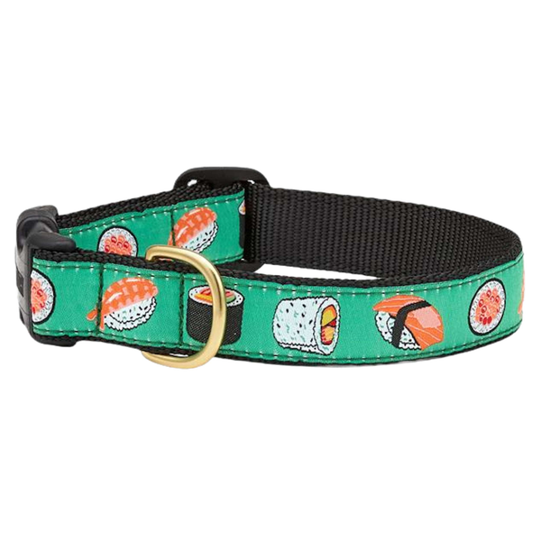 Up Country Sushi Dog Collar - Adjustable, Made in USA