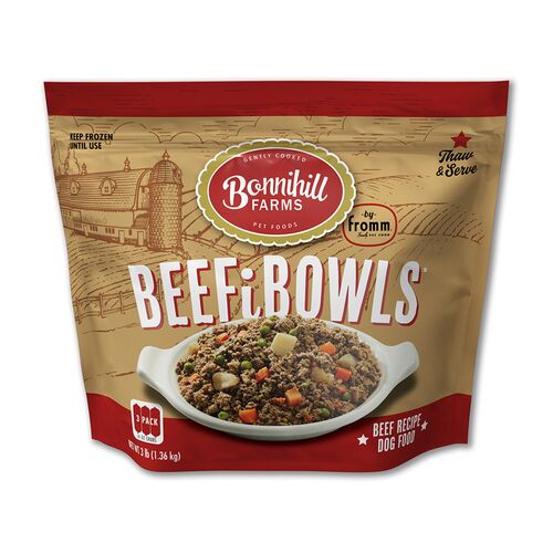 Fromm Bonnihill Farms BeefiBowls Gently Cooked Beef Recipe Dog Food, 3 lb