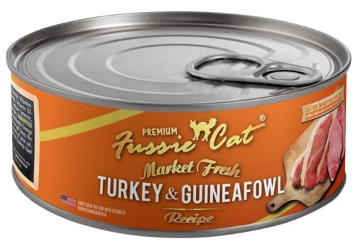 Fussie Cat Market Fresh Turkey & Guineafowl Grain-Free Canned Cat Food, 5.5 oz
