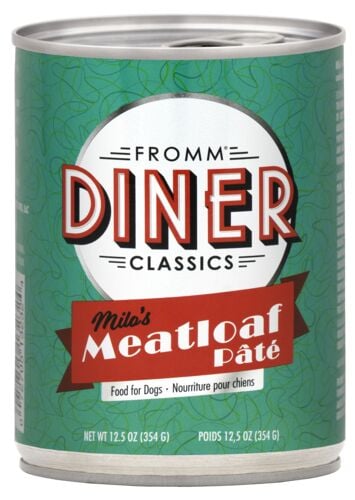 Fromm Diner Classic Milo's Meatloaf Pate Canned Dog Food - 12.5 oz Can