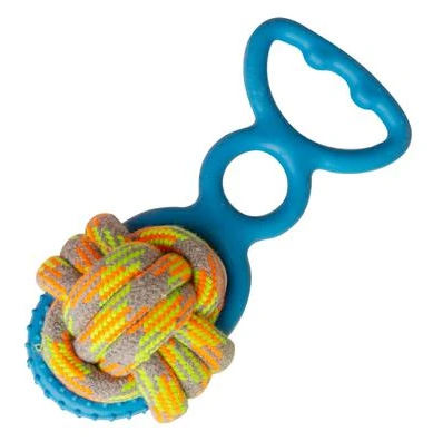 Snugarooz Grab 'N Wag Rope Dog Toy - Tug and Chew Toy for Fetch and Playtime