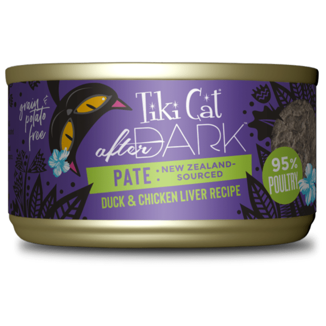 Tiki Cat After Dark Duck Pate Wet Food, 3 oz.