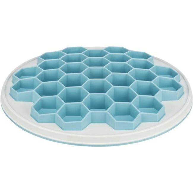 Trixie Dog Slow Feeder Hive Plate - Prevents Gulping, Improves Digestion - 11.8 inch