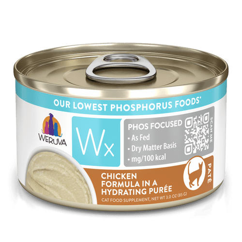 Weruva Wx Phos Focused Chicken Formula Gravy Wet Cat Food - 3 oz Can - Low Phosphorus