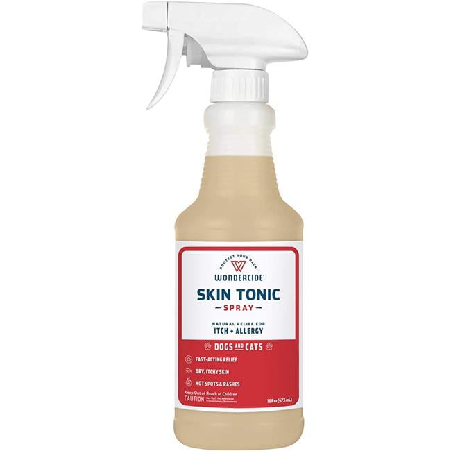 Wondercide Skin Tonic Anti-Itch Spray with Neem for Dogs & Cats - 16 oz