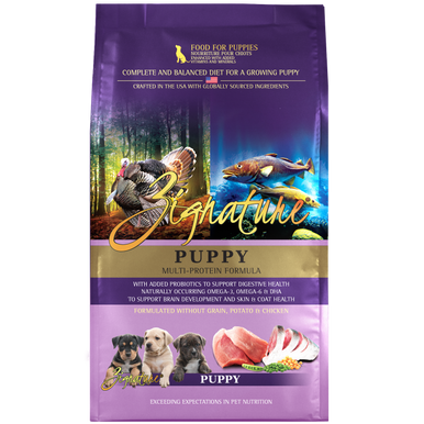 Zignature Puppy Formula Dry Dog Food 12.5 lb Multi-Protein Grain-Free