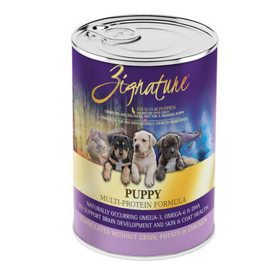 Zignature Puppy Formula Wet Dog Food - 13 oz Can - Grain-Free Puppy Food