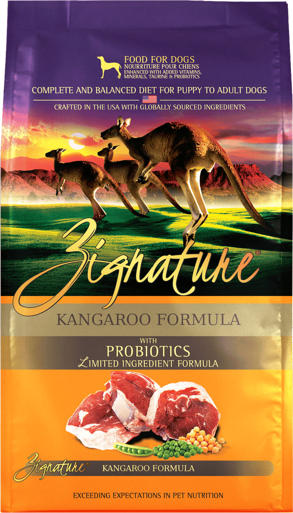 Zignature Select Cuts Kangaroo Formula Dog Food - 4lb Bag