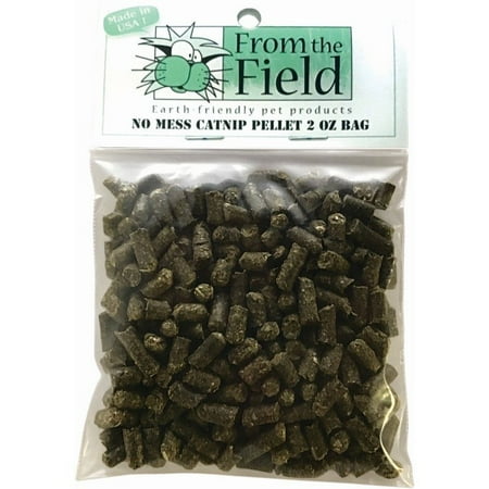 From The Field No Mess Catnip Pellets - 2 oz Bag Organic Cat Toy