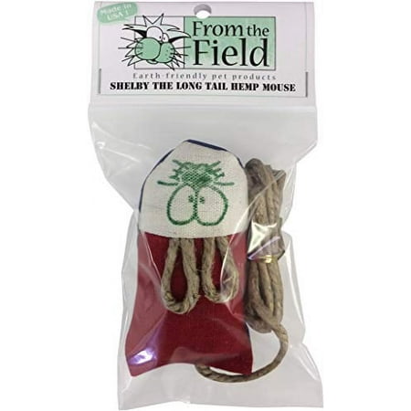 From The Field Long Tail Shelby Hemp Mouse Cat Toy - Organic Catnip