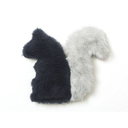 west paw design sequoia squirrel squeak toy for dogs, mid...