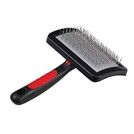 Paw Brothers Coated Pin Curved Slicker Brush for Dogs - Medium