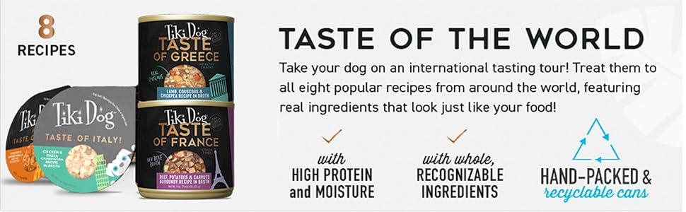Tiki Dog Taste of Asia Peking Duck Recipe - 12oz Wet Dog Food