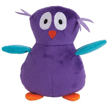 Zoobilee by Booda Grunting Plush Owl Toy for Dogs