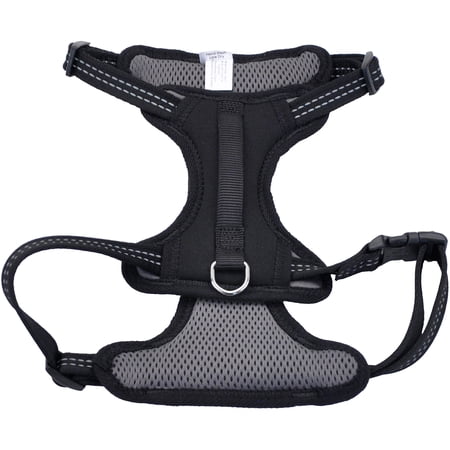Coastal Reflective Control Handle Harness-Black Medium