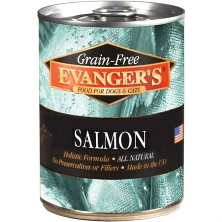 Evanger's Grain-Free Wild Salmon Canned Dog & Cat Food, 12.5 oz Can