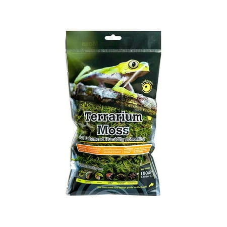 Galapagos Terrarium Sphagnum Moss - Green, 150 Cubic Inches, Reptile/Amphibian Bedding