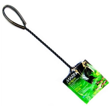 Marina Easy Catch Fish Net 3-Inch Black Coarse Nylon with 10-Inch Handle