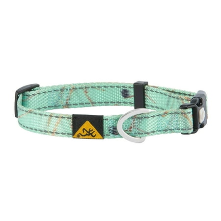 Browning Classic Webbing Dog Collar Realtree Seaglass Medium