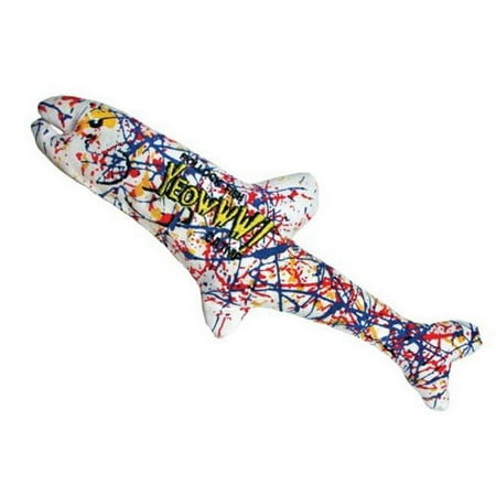 DuckyWorld Yeowww! Pollock Fish Catnip Toy with Catnip  Green