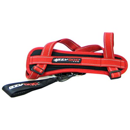 EzyDog Chest Plate Dog Harness - Red Large - (Dogs 42-77 ...