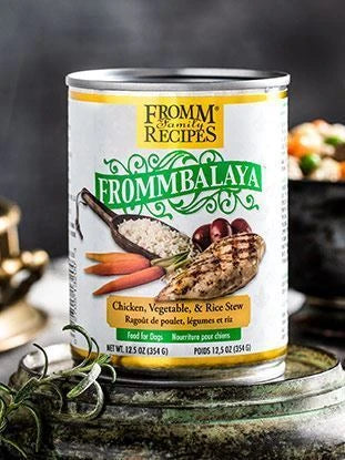 Fromm Family Recipes Frommbalaya Chicken, Vegetable & Rice Stew Canned Dog Food, 12.5 oz