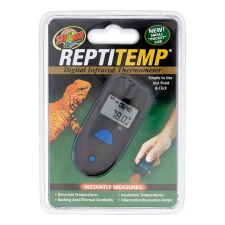 Zoo Med ReptiTemp Digital Infrared Thermometer - Reptile Terrarium Temperature Gun