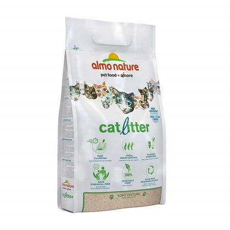 Almo Nature Clumping, Biodegradable Cat Litter, 5 lb