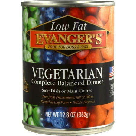 Evanger's Vegetarian Dinner Canned Dog & Cat Food, 12.8 oz (Single Can or 12-Pack)