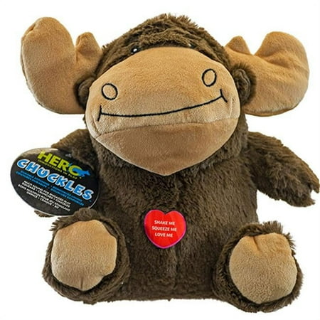 HERO DOG Chuckles 2.0 Moose Large Plush Squeaky Dog Toy