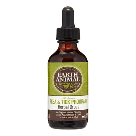 Earth Animal Flea & Tick Program Organic Herbal Dog & Cat...
