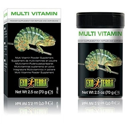 Exo Terra Reptile Multi Vitamin Powder Supplement - 2.5 oz (70g)